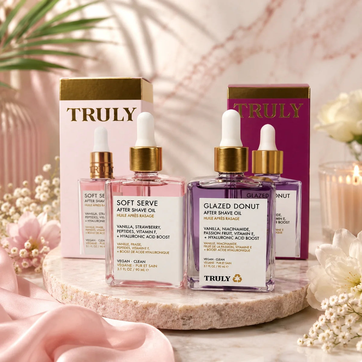 Kit Truly Super Trulys. Fórmula Aclarante + Hidratante (Rosado y Morado)