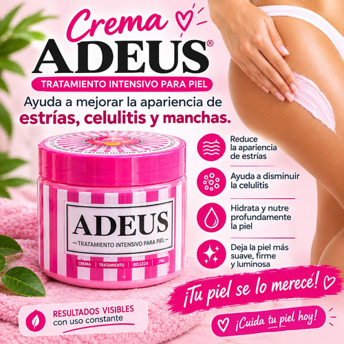Crema Adeus Original – Hidratación Profunda 300g La crema que tu piel estaba esperando