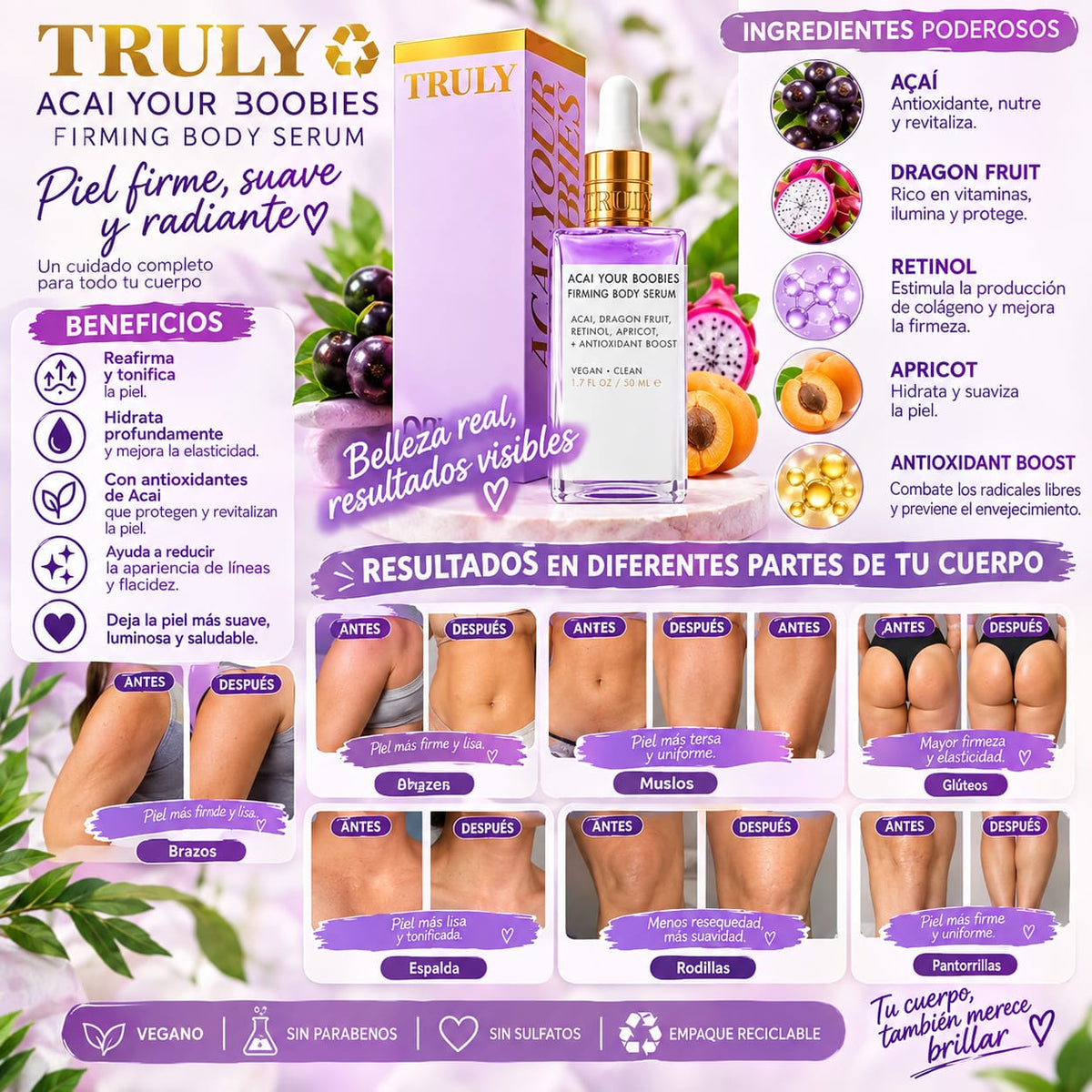 Truly Morado con Caja de Protección