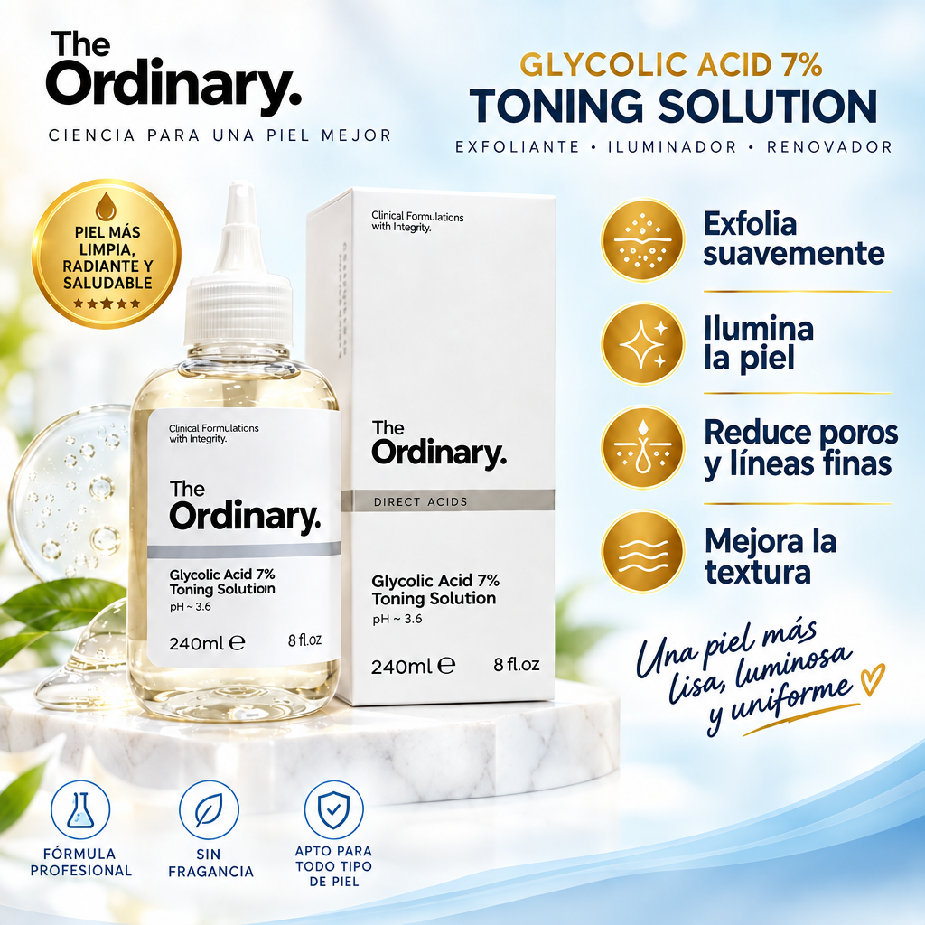 The Ordinary – Glycolic Acid 7% Toning Solution