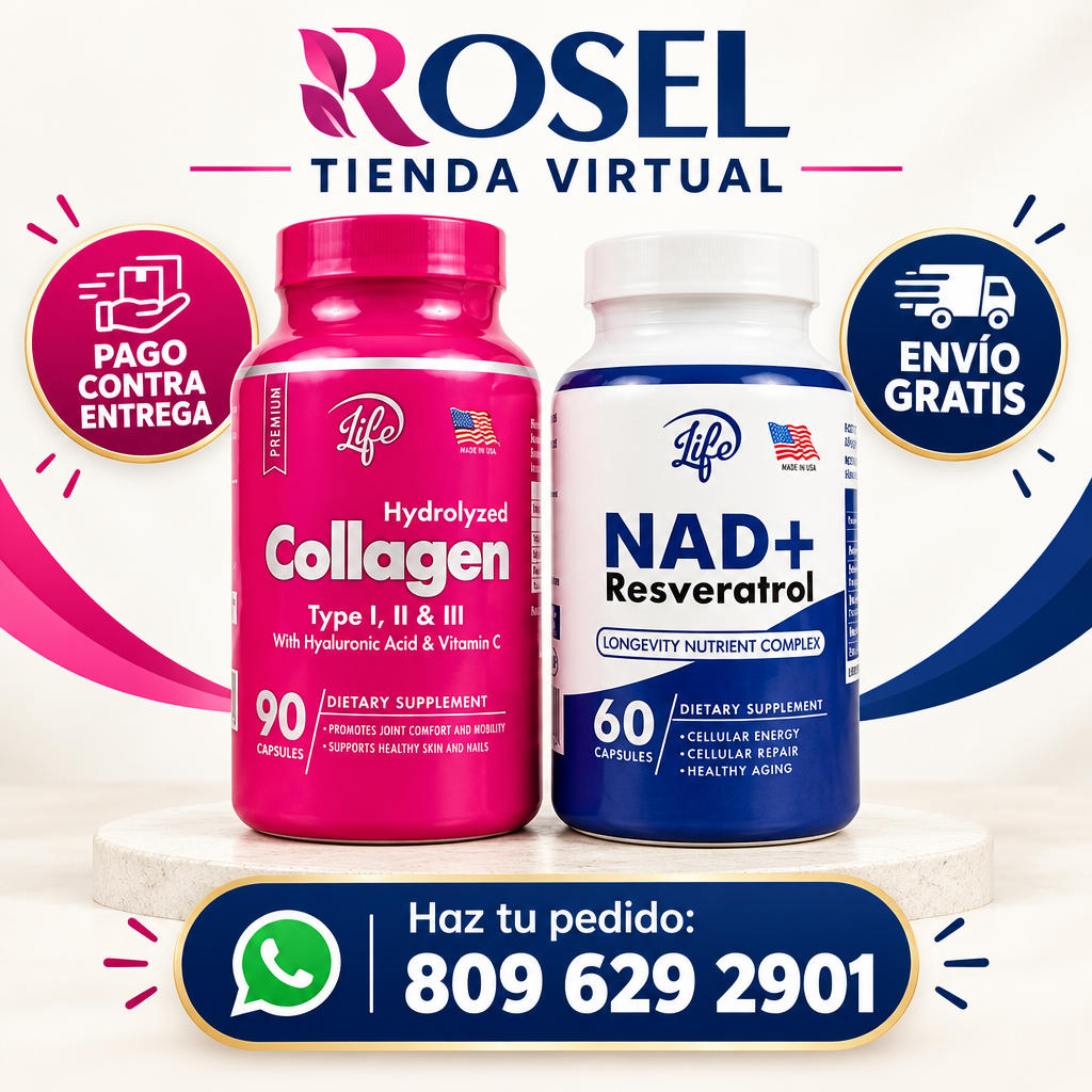Collagen y NAD+ Resveratrol